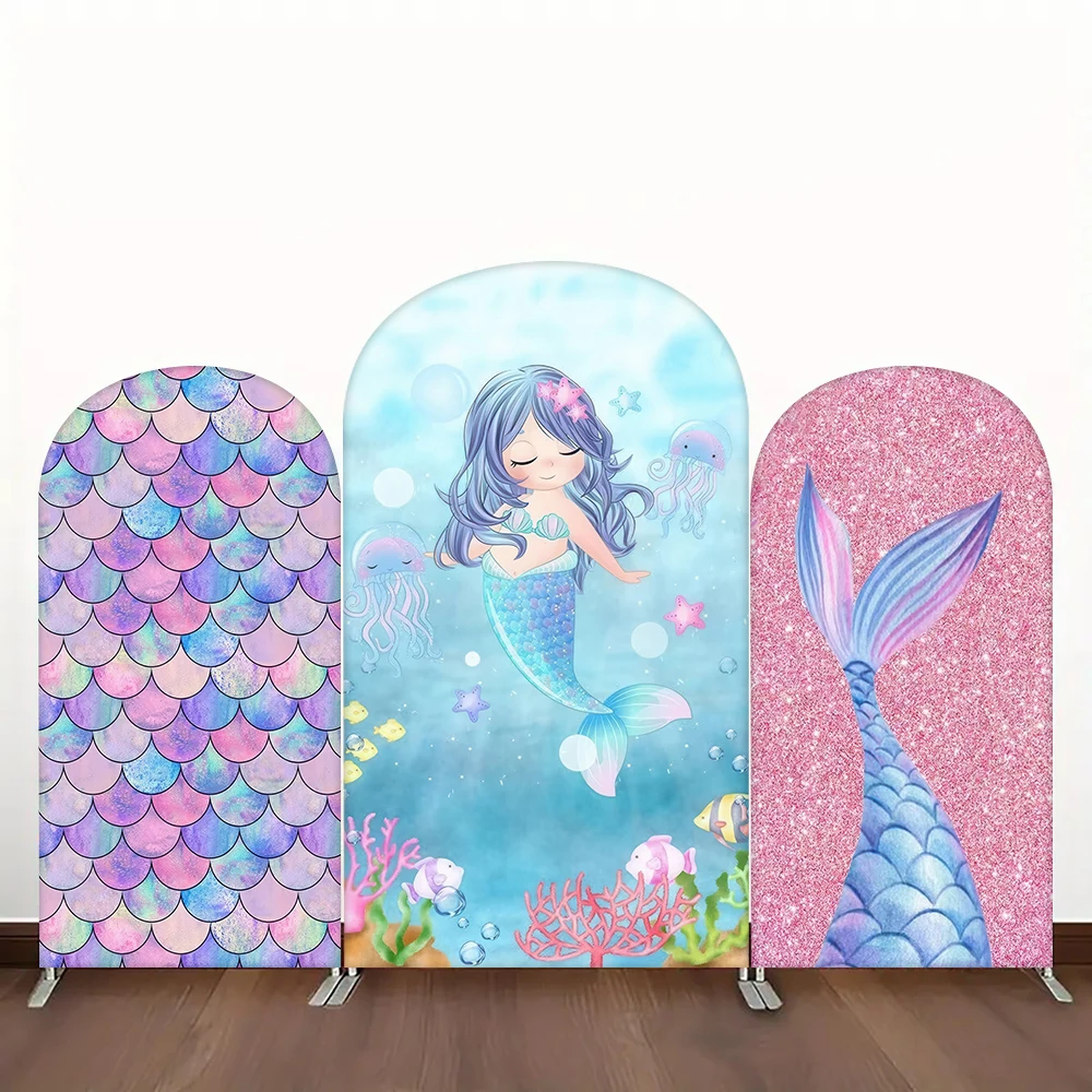 Undersea Mermaid Arch Backdrop - Birthday/Baby Shower Decor, Wall Background
Undersea Mermaid Arch Backdrop - Birthday/Baby Shower Decor, Wall Background