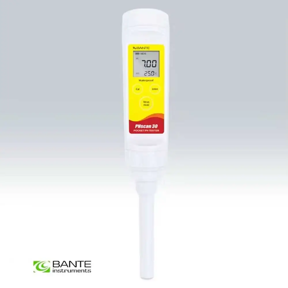 pH-метр для небольших томов, микро- pH-метр, портбитный кислометр, портативный pH-тестер с тонким длинным зондом, бренд ATC BANTE 
pH-метр для небольших томов, микро- pH-метр, портбитный кислометр, портативный pH-тестер с тонким длинным зондом, бренд ATC BANTE