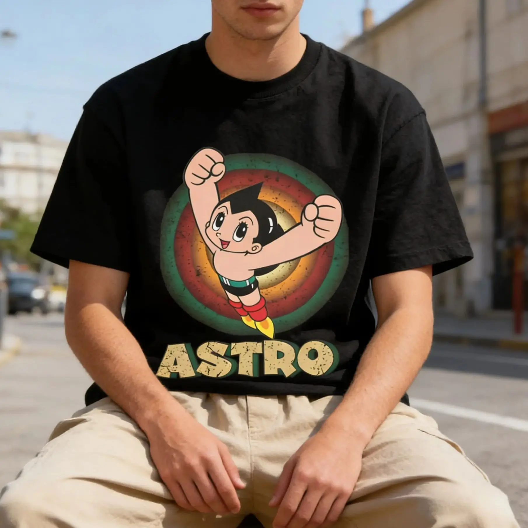 New Classic Cartoon Astro Boy Shirt Apparel Manga Mighty Atom Astroboy Clothing Men Women TShirt Parent Child Adults Children
New Classic Cartoon Astro Boy Shirt Apparel Manga Mighty Atom Astroboy Clothing Men Women TShirt Parent Child Adults Children