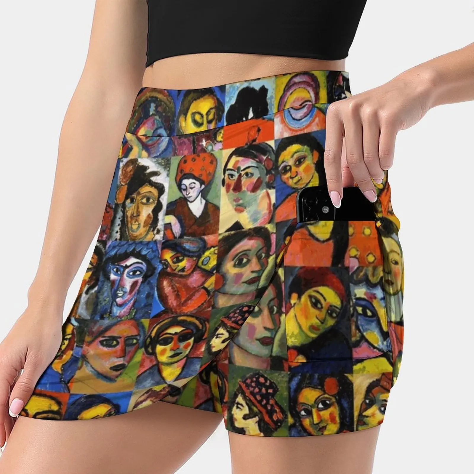 Jawlensky Faces Women'S Summer Fake Two Piece Skirts Casual Sports Beach Skirt Girl Skorts Jawlensky Faces Russian
Jawlensky Faces Women'S Summer Fake Two Piece Skirts Casual Sports Beach Skirt Girl Skorts Jawlensky Faces Russian