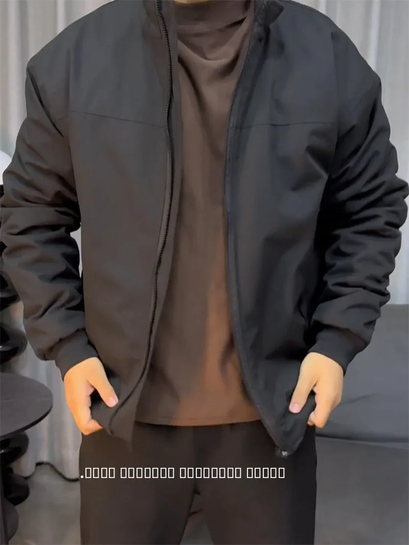 Cleanfit Men's ort Stand Collar Jaet Autumn Winter Faion Student Heavyweight ort ape Coat Trendy Zipper Closure
Cleanfit Men's ort Stand Collar Jaet Autumn Winter Faion Student Heavyweight ort ape Coat Trendy Zipper Closure