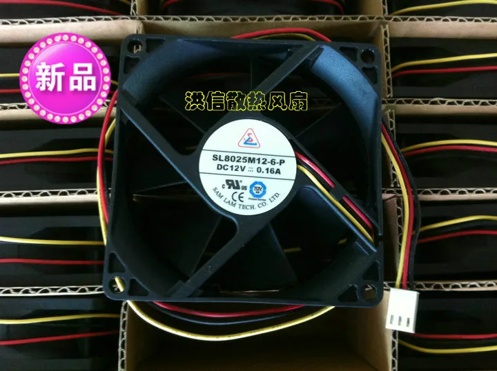 SAM LAM SL8025M12-6-P DC 12V 0.16A 80x80x25 мм 3-проводной Вентилятор охлаждения сервера
SAM LAM SL8025M12-6-P DC 12V 0.16A 80x80x25 мм 3-проводной Вентилятор охлаждения сервера