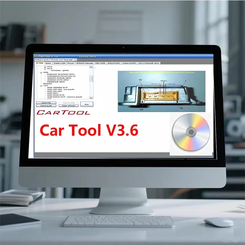 2025 NEWEST CarTool 3.6 Car autofix tool for Immo and Airbag Reset Car repair software accesorios para auto Windows 7/10/ 11
2025 NEWEST CarTool 3.6 Car autofix tool for Immo and Airbag Reset Car repair software accesorios para auto Windows 7/10/ 11