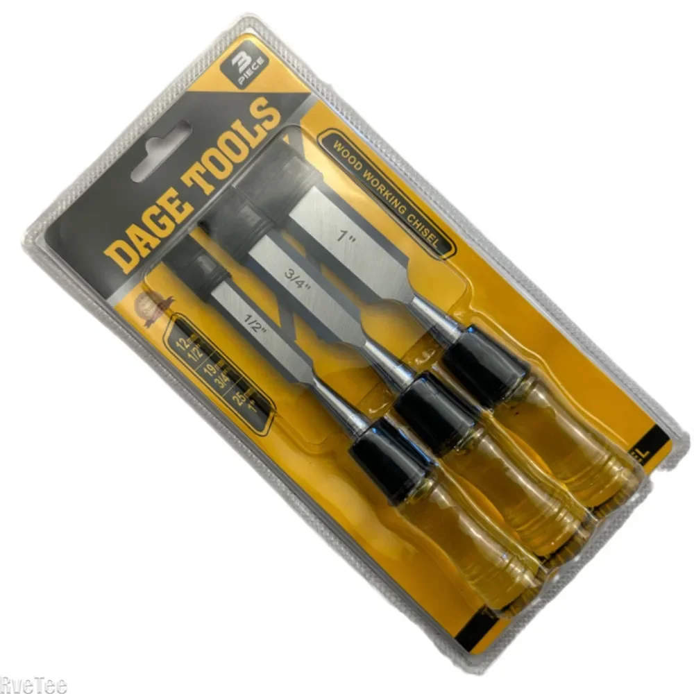 1'' 1/2'' 3/4'' Hand Tool Wood Chisel Set CR-V Chisel with Hammer End Anti-Slip Handle Carpentry Tools Woodworking Chisel
1'' 1/2'' 3/4'' Hand Tool Wood Chisel Set CR-V Chisel with Hammer End Anti-Slip Handle Carpentry Tools Woodworking Chisel