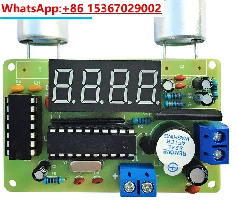 Electronic DIY Kit ST11F02 Single -chip Ultrasonic Range Finder Kit DIY Parts Electronic Training Rangefinder Reversing Radar
Electronic DIY Kit ST11F02 Single -chip Ultrasonic Range Finder Kit DIY Parts Electronic Training Rangefinder Reversing Radar