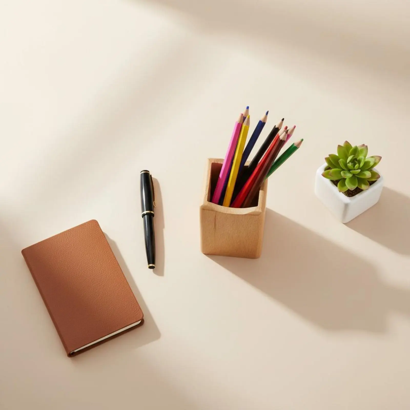 Wooden Pen Holder Minimalist Design Square Writing Utensil Holder Wooden Makeup Brush Holder Multifunctional Desk Organizer
Wooden Pen Holder Minimalist Design Square Writing Utensil Holder Wooden Makeup Brush Holder Multifunctional Desk Organizer