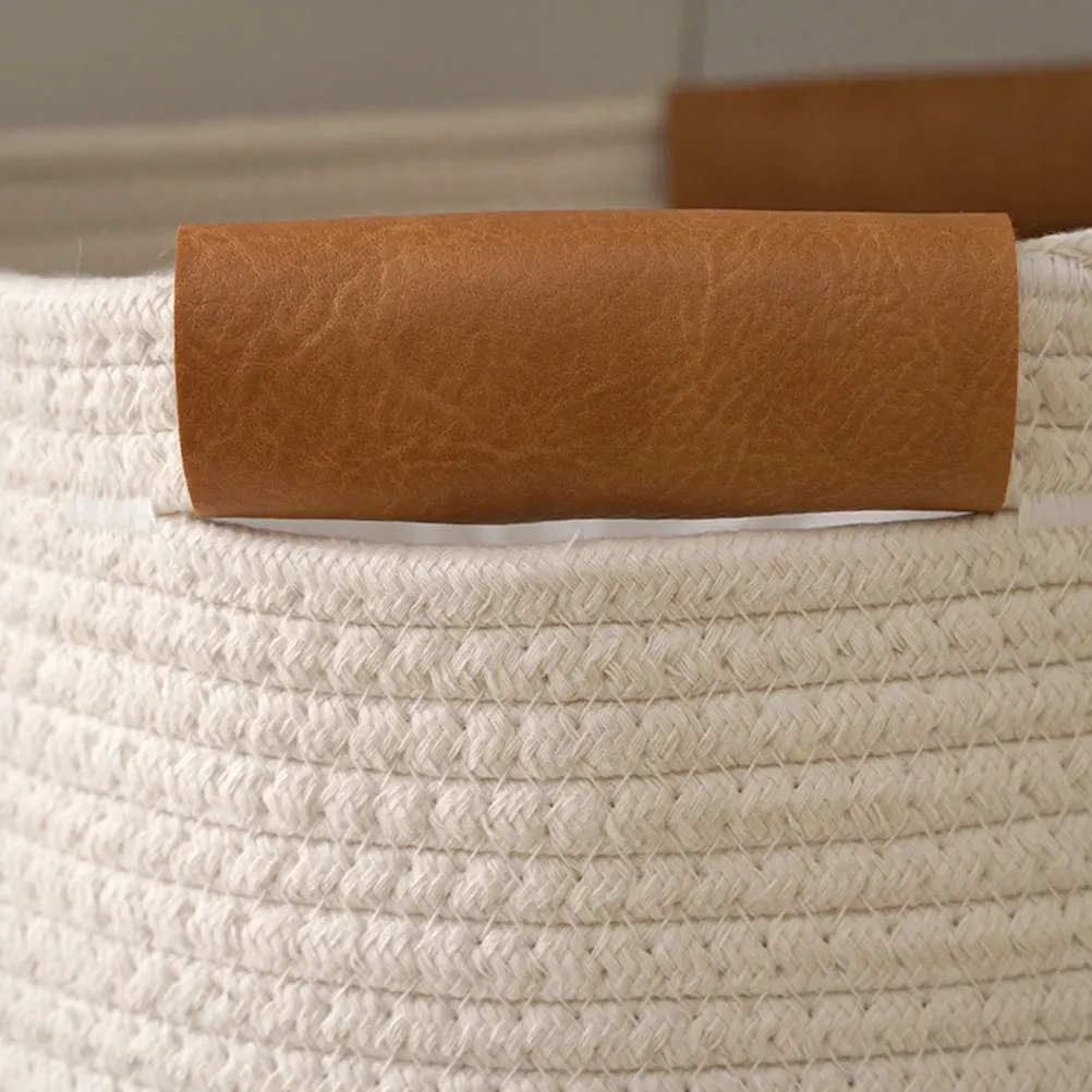 Cotton Rope Woven Large Capacity Resistant Laundry Hamper Dirty Clothes Basket for Home Living Room Dinning Room
Cotton Rope Woven Large Capacity Resistant Laundry Hamper Dirty Clothes Basket for Home Living Room Dinning Room