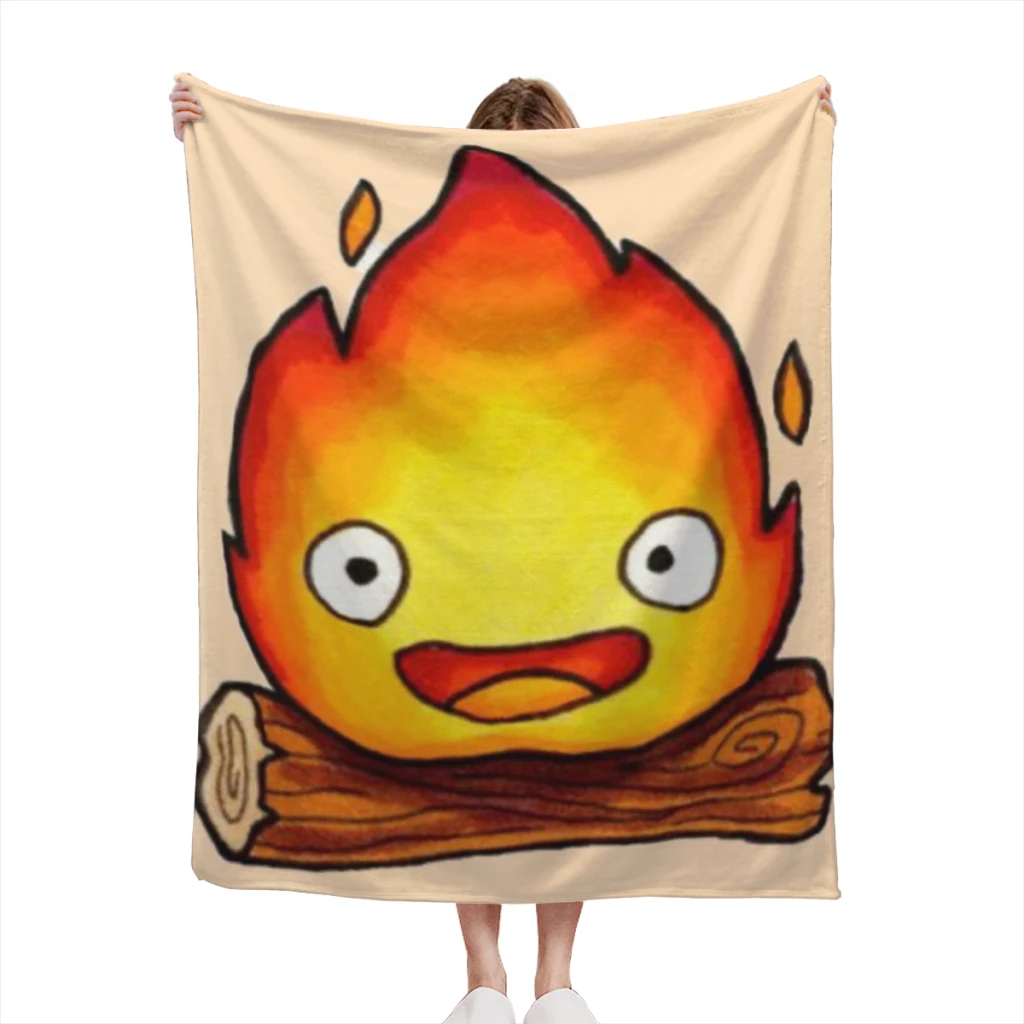 Flame calcifer Light Blanket Flannel Family Living Room Plush Sleeping Blanket Outdoor Travel Camping Bed Sheet
Flame calcifer Light Blanket Flannel Family Living Room Plush Sleeping Blanket Outdoor Travel Camping Bed Sheet