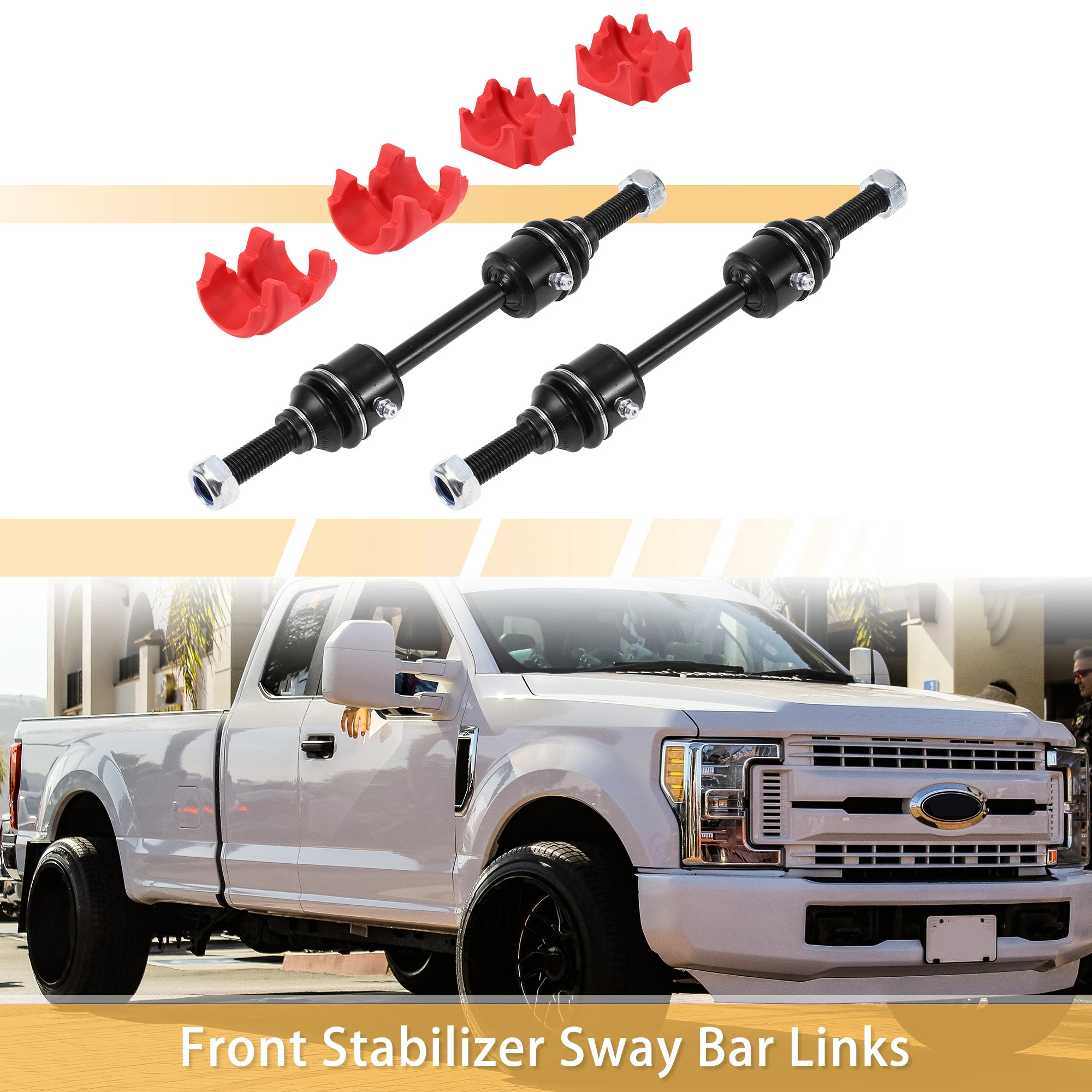 UXCELL Front Stabilizer Sway Bar Link with Bushing for Ford F-150 09-14 No.K750362
UXCELL Front Stabilizer Sway Bar Link with Bushing for Ford F-150 09-14 No.K750362