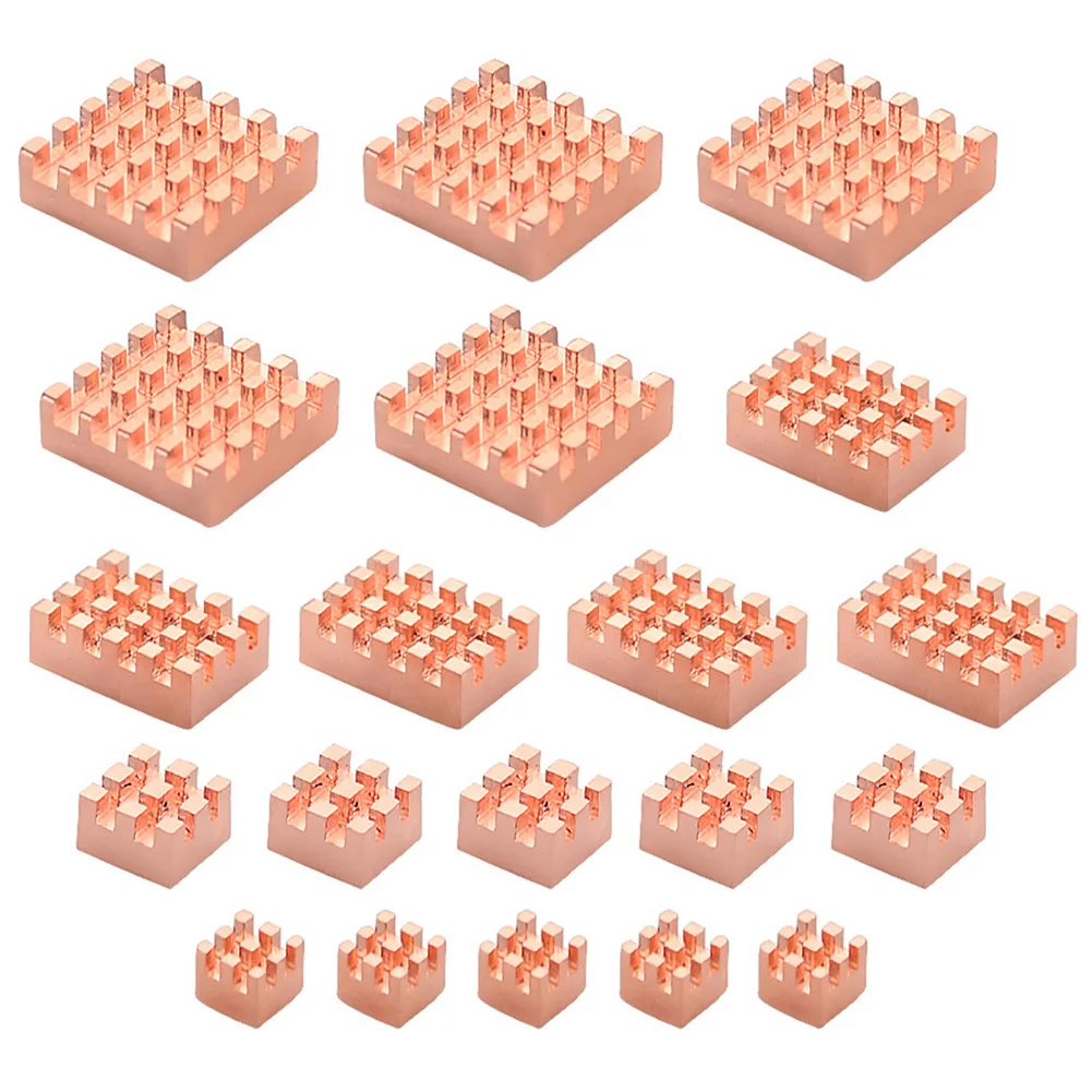 A Must Have Accessory Pack of Twenty Pure Copper Heatsinks Tailored to Improve Your For Raspberry Pi\\'s Performance
A Must Have Accessory Pack of Twenty Pure Copper Heatsinks Tailored to Improve Your For Raspberry Pi\\'s Performance