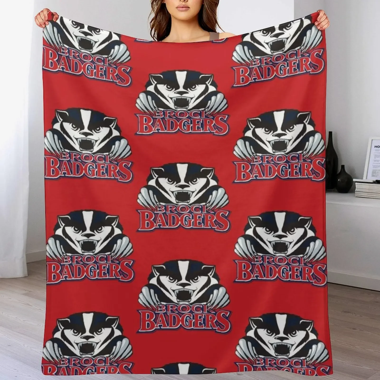 Brock (Badgers) College Logo1 Throw Blanket Personalized Gift Bed covers funny gift Summer Beddings Blankets
Brock (Badgers) College Logo1 Throw Blanket Personalized Gift Bed covers funny gift Summer Beddings Blankets