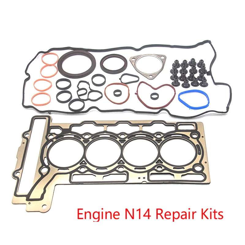 Car Engine Head Gasket Overhaul Seals Repair Kits for BMW Mini Cooper R56 2008 Engine N14
Car Engine Head Gasket Overhaul Seals Repair Kits for BMW Mini Cooper R56 2008 Engine N14