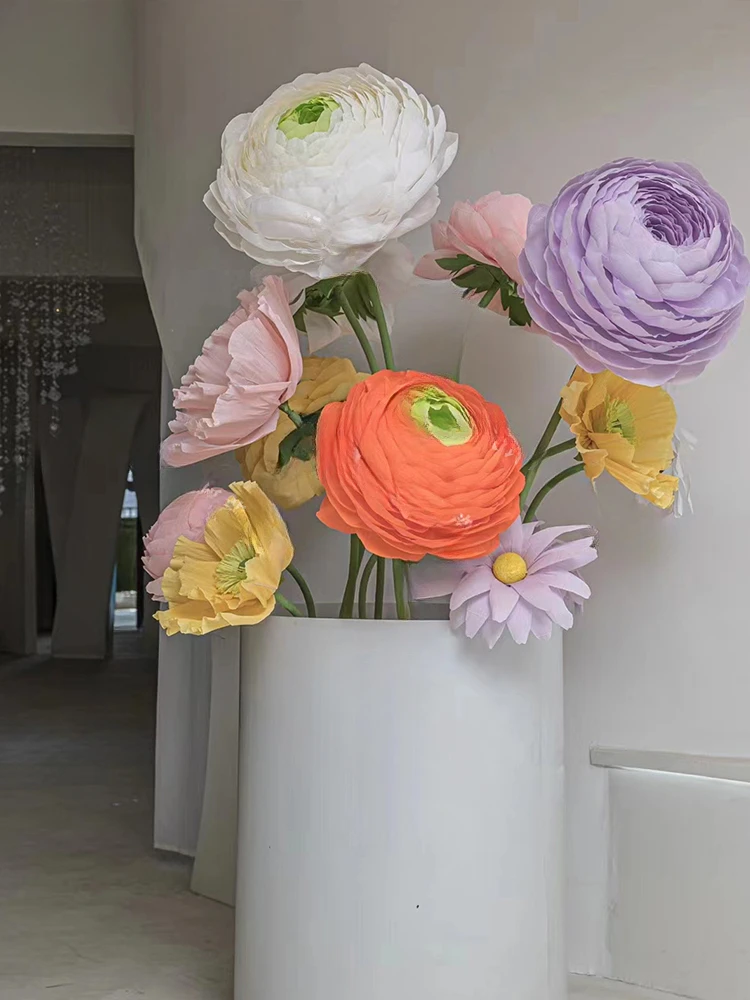 Peony Paper Art Flower Barrel Shopping Mall Sales Department Hotel Lobby Lobby
Peony Paper Art Flower Barrel Shopping Mall Sales Department Hotel Lobby Lobby
