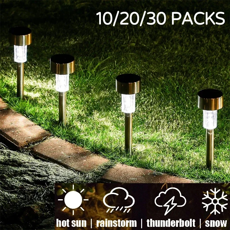 Solar Powered Lamp Outdoor Solar Lights Garden Lights Lantern Waterproof Landscape Lighting Pathway Yard Lawn Garden Decoration
Solar Powered Lamp Outdoor Solar Lights Garden Lights Lantern Waterproof Landscape Lighting Pathway Yard Lawn Garden Decoration