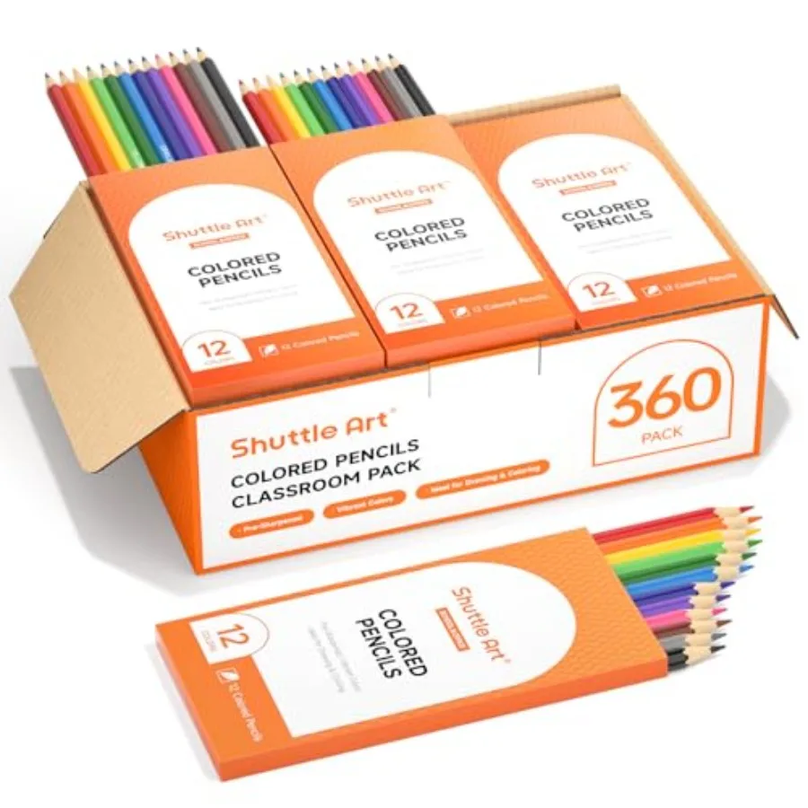 PCS Colored Pencils Bulk, 12 Assorted Colors, Pack of 30, Break-resistant, Pre-sharpened Colored Pencils for,Bulk Pack School S
PCS Colored Pencils Bulk, 12 Assorted Colors, Pack of 30, Break-resistant, Pre-sharpened Colored Pencils for,Bulk Pack School S