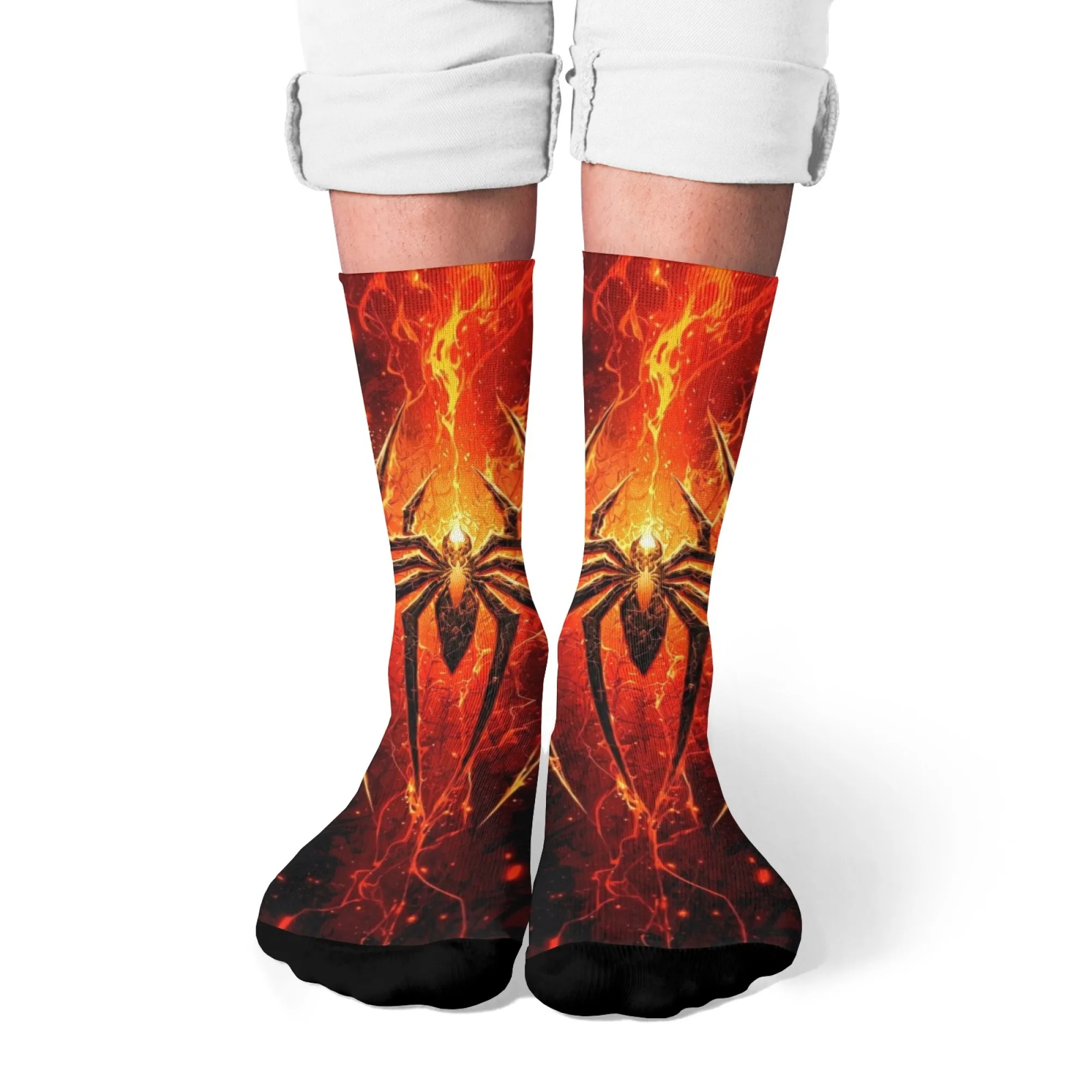 Flame Spider Men's Socks Comfortable Warm Non-slip Casual Fashion Sports Socks Novelty Funny Compression Socks Holiday Gift
Flame Spider Men's Socks Comfortable Warm Non-slip Casual Fashion Sports Socks Novelty Funny Compression Socks Holiday Gift