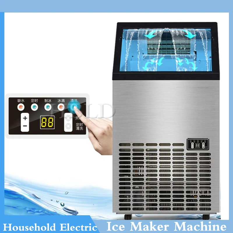 Automatic Self-Cleaning Portable Vertical Ice Maker Tabletop Small Ice Block Forming Machine
Automatic Self-Cleaning Portable Vertical Ice Maker Tabletop Small Ice Block Forming Machine
