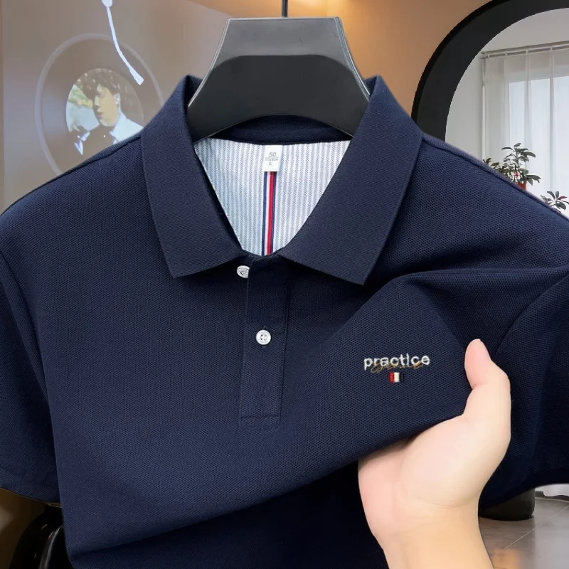 100% Cotton Men's Short-Sleeved Polo Shirt - 2026 Summer Letter Embroidered Golf Shirt Casual T-Shirt
100% Cotton Men's Short-Sleeved Polo Shirt - 2026 Summer Letter Embroidered Golf Shirt Casual T-Shirt