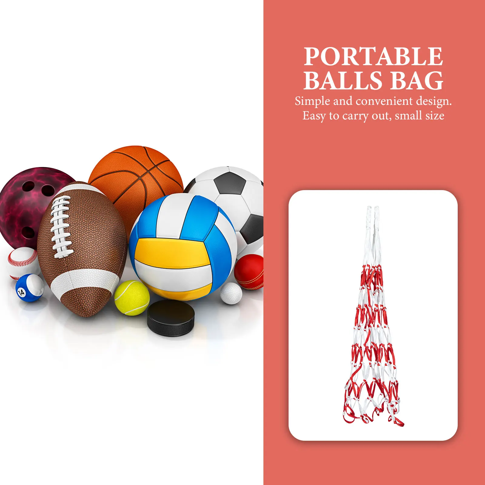 Sports Ball Carrying Net Training Ball Storage Bag Nylon Portable Sports Training Supplies
Sports Ball Carrying Net Training Ball Storage Bag Nylon Portable Sports Training Supplies
