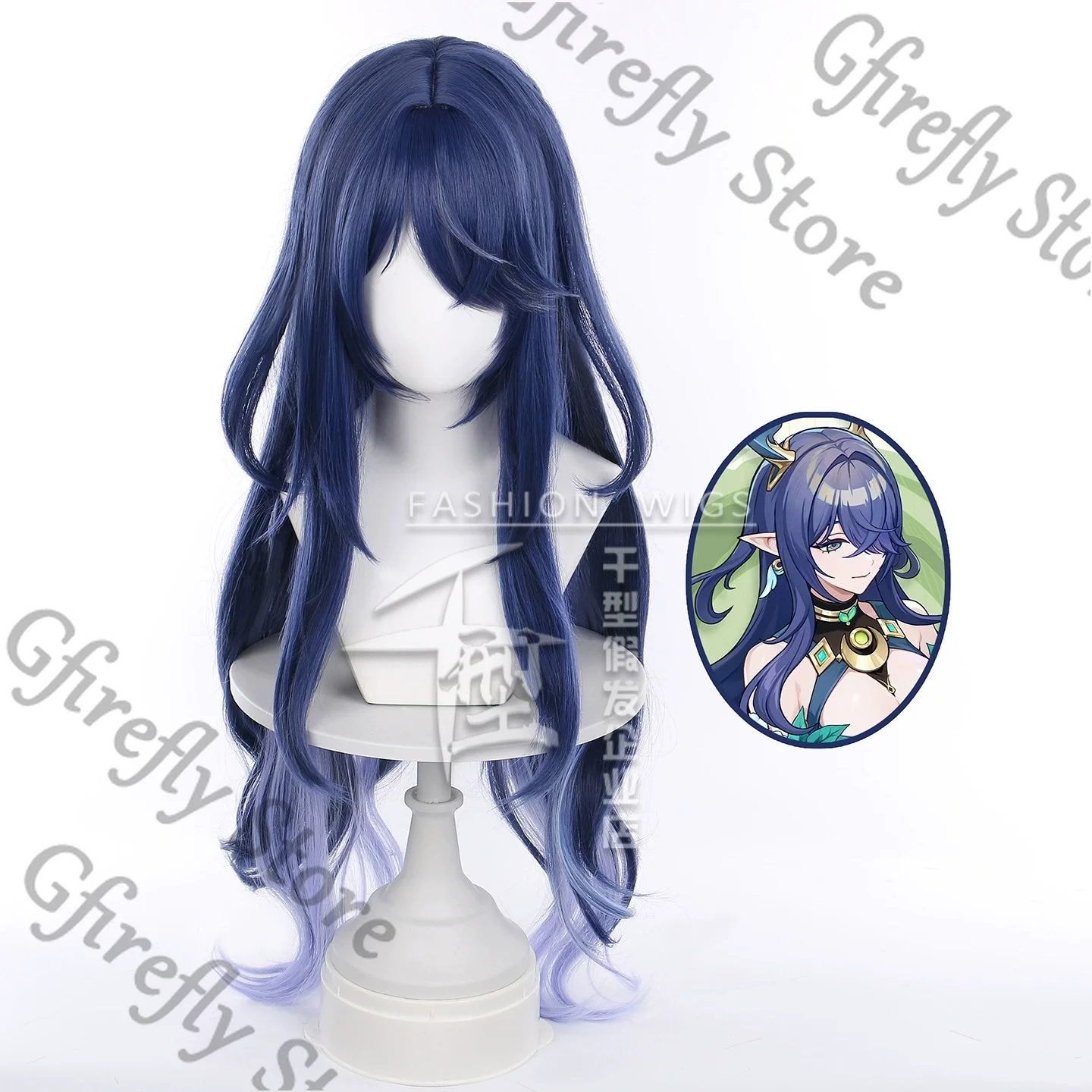 Lauma Wig Genshin Impact Cosplay Periwig Two-color Gradient Slightly Curly Long Hair Costumes Props Simulated Scalp Hairpiece
Lauma Wig Genshin Impact Cosplay Periwig Two-color Gradient Slightly Curly Long Hair Costumes Props Simulated Scalp Hairpiece