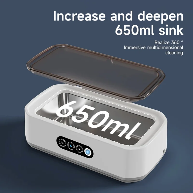 B30C-Ultrasonic Jewelry Braces Cleaning Machine 650ML Capacity Glasses Professional Cleaner EU Plug
B30C-Ultrasonic Jewelry Braces Cleaning Machine 650ML Capacity Glasses Professional Cleaner EU Plug