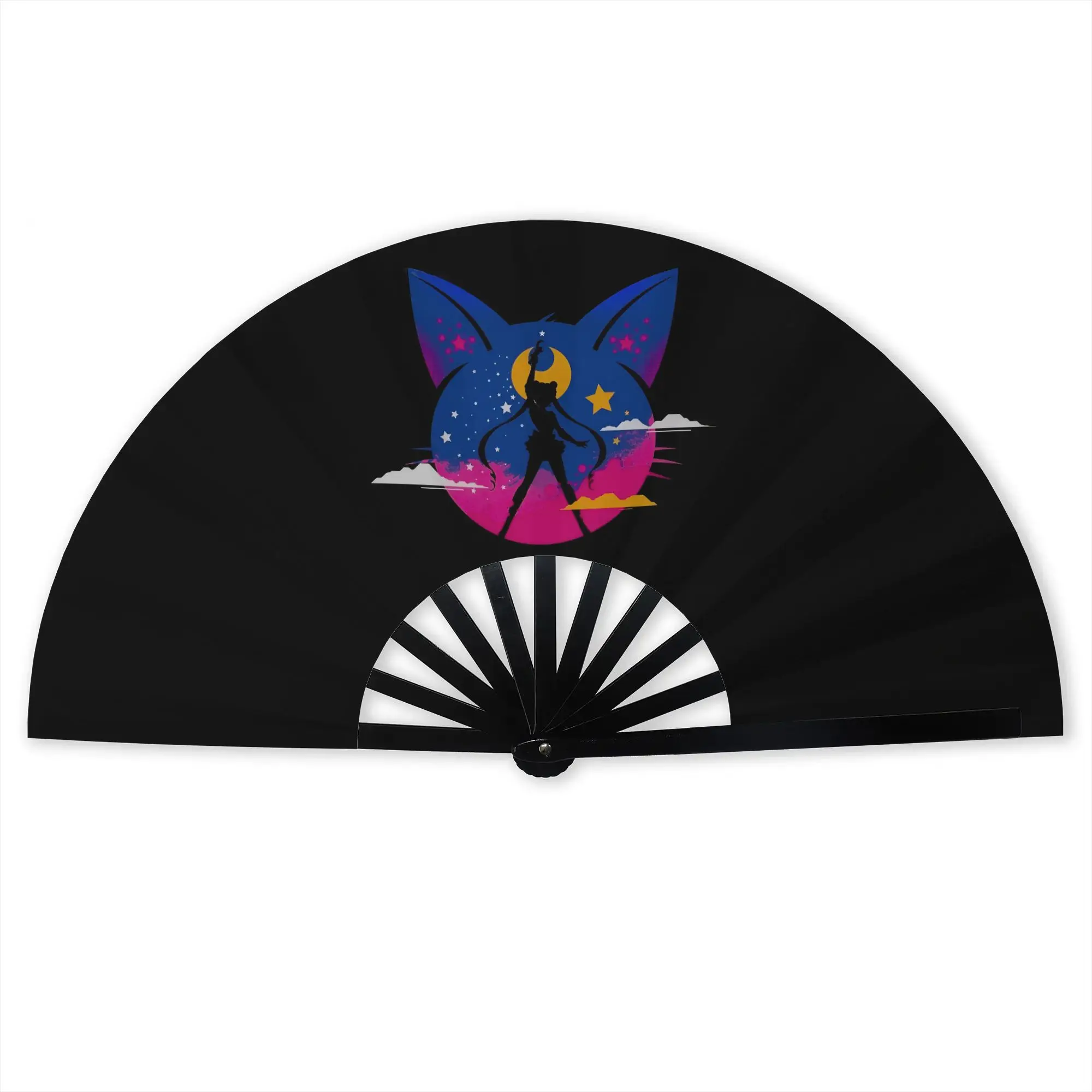 Sailors Moons Cute Cartoon Traditional Folding Fan Chinese Style High-Quality Polyester Fans Gift Elegant Decorative Hand Fan
Sailors Moons Cute Cartoon Traditional Folding Fan Chinese Style High-Quality Polyester Fans Gift Elegant Decorative Hand Fan