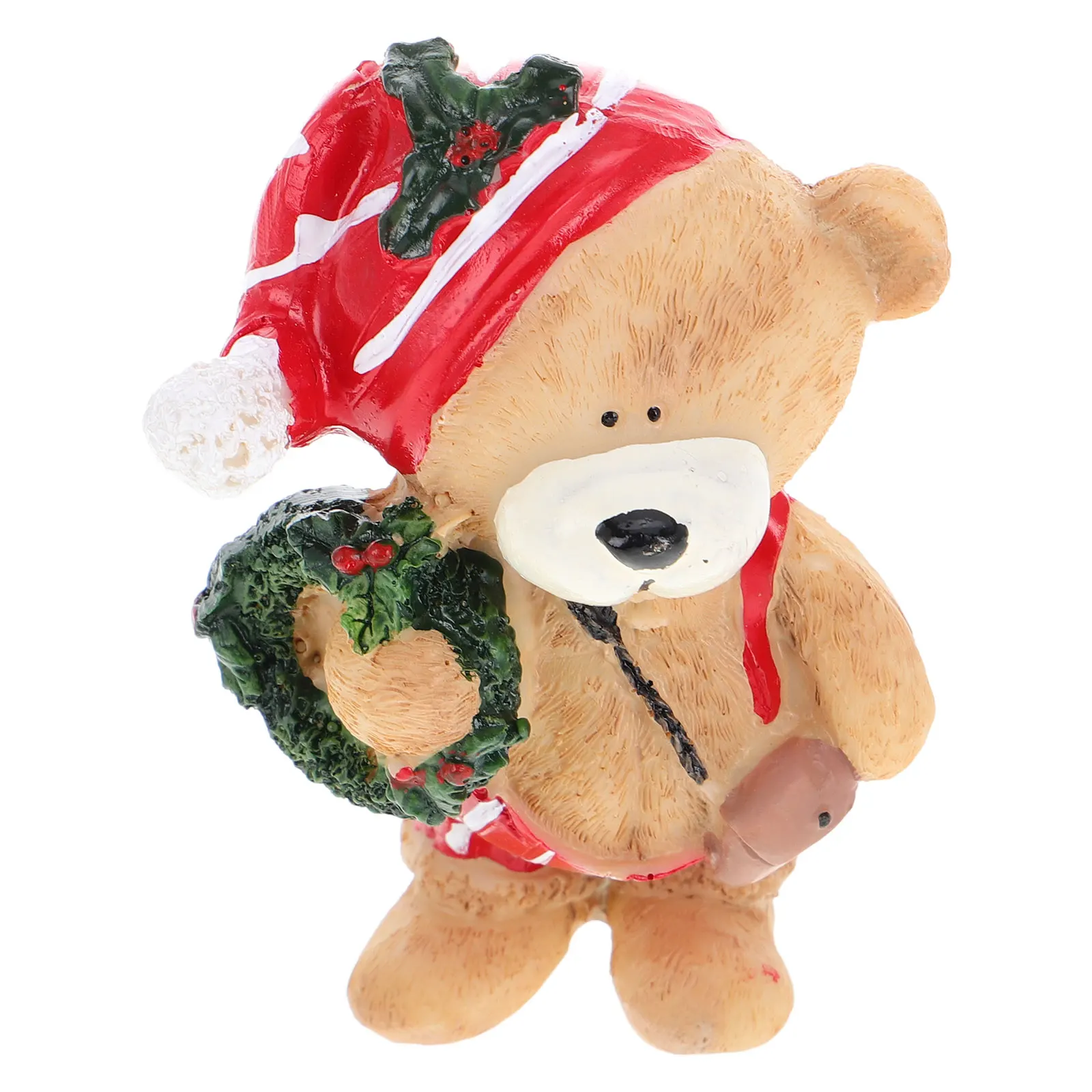 Christmas Bear Resin Figurine Decorative Piece Home Office Party Photo Prop Sturdy Material Christmas Decorations Holiday Season
Christmas Bear Resin Figurine Decorative Piece Home Office Party Photo Prop Sturdy Material Christmas Decorations Holiday Season