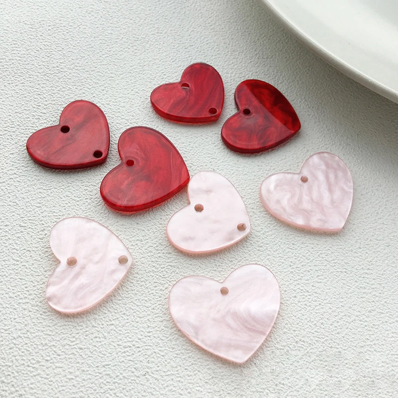 20pcs Vintage Love Heart Pendant Charms Handmade Acrylic Necklace Earrings Jewelry Pendants Diy Jewelry Making Accessories
20pcs Vintage Love Heart Pendant Charms Handmade Acrylic Necklace Earrings Jewelry Pendants Diy Jewelry Making Accessories