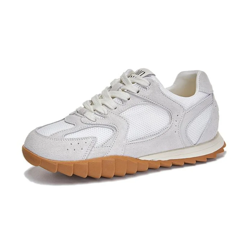 Женские повседневные кроссовки из натуральной кожи, женские сетчатые массивные новые однотонные осенние модные нескользящие красочные туфли, женские туфли на плоской подошве 40
Женские повседневные кроссовки из натуральной кожи, женские сетчатые массивные новые однотонные осенние модные нескользящие красочные туфли, женские туфли на плоской подошве 40