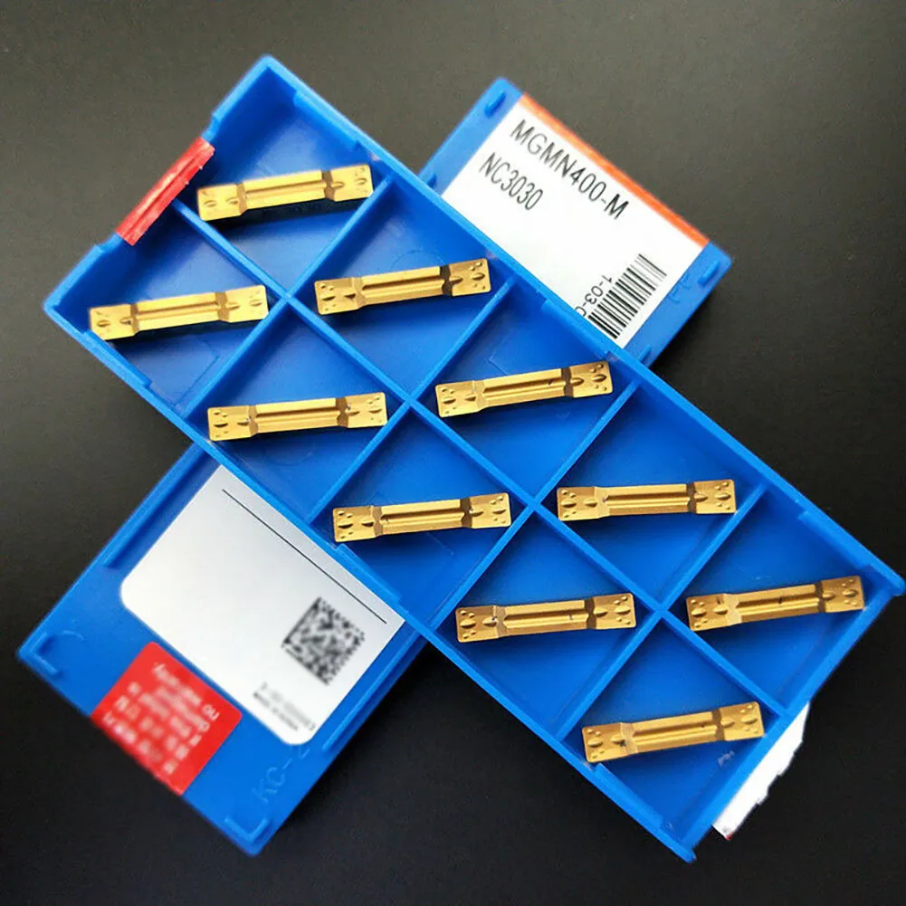 Cutting MGMN400-M NC3030 Blade Double-Head 4mm Cutting Wide Blade CNC Carbide Grooving Blade Replacement Steel New
Cutting MGMN400-M NC3030 Blade Double-Head 4mm Cutting Wide Blade CNC Carbide Grooving Blade Replacement Steel New