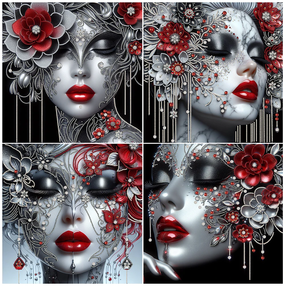 4pcs 40x40cm Women 5D DIY Special Shape Crystal Partial Diamond Painting Kit (A)
4pcs 40x40cm Women 5D DIY Special Shape Crystal Partial Diamond Painting Kit (A)