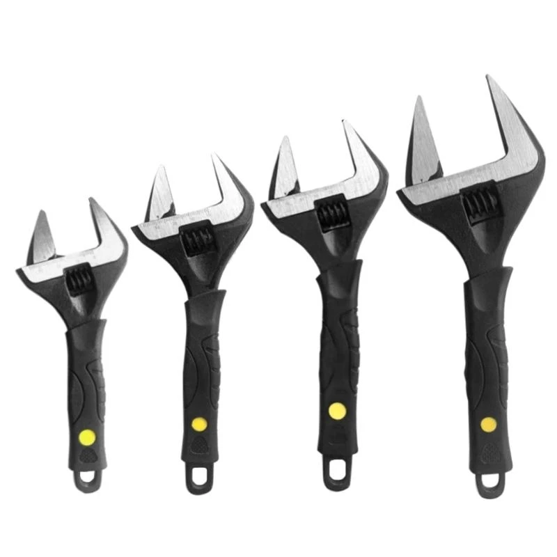 Adjustable Wrench Stainless Steel Universal Spanner Bathroom Wrench Large Open High Quality Plumbing Repair Tool Household
Adjustable Wrench Stainless Steel Universal Spanner Bathroom Wrench Large Open High Quality Plumbing Repair Tool Household