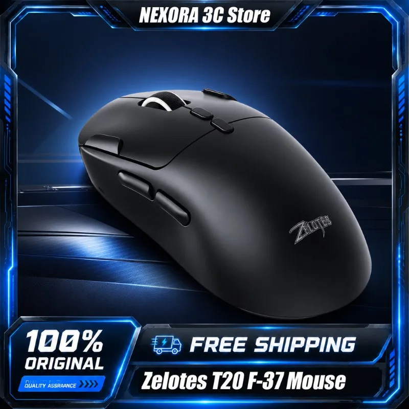 Zelotes F-37 Wireless Gaming Mouse Fully Programmable Macro Tri-Mode Bluetooth 2.4G Ultra-Lightweight Mouse for Gamer PC Laptop
Zelotes F-37 Wireless Gaming Mouse Fully Programmable Macro Tri-Mode Bluetooth 2.4G Ultra-Lightweight Mouse for Gamer PC Laptop