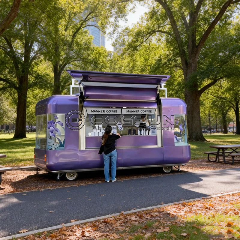 Кофейный киоск-фургон Cogsun класса люкс на заказ с печью и кондиционером для продажи пиццы, бургеров, мороженого (США)
Кофейный киоск-фургон Cogsun класса люкс на заказ с печью и кондиционером для продажи пиццы, бургеров, мороженого (США)