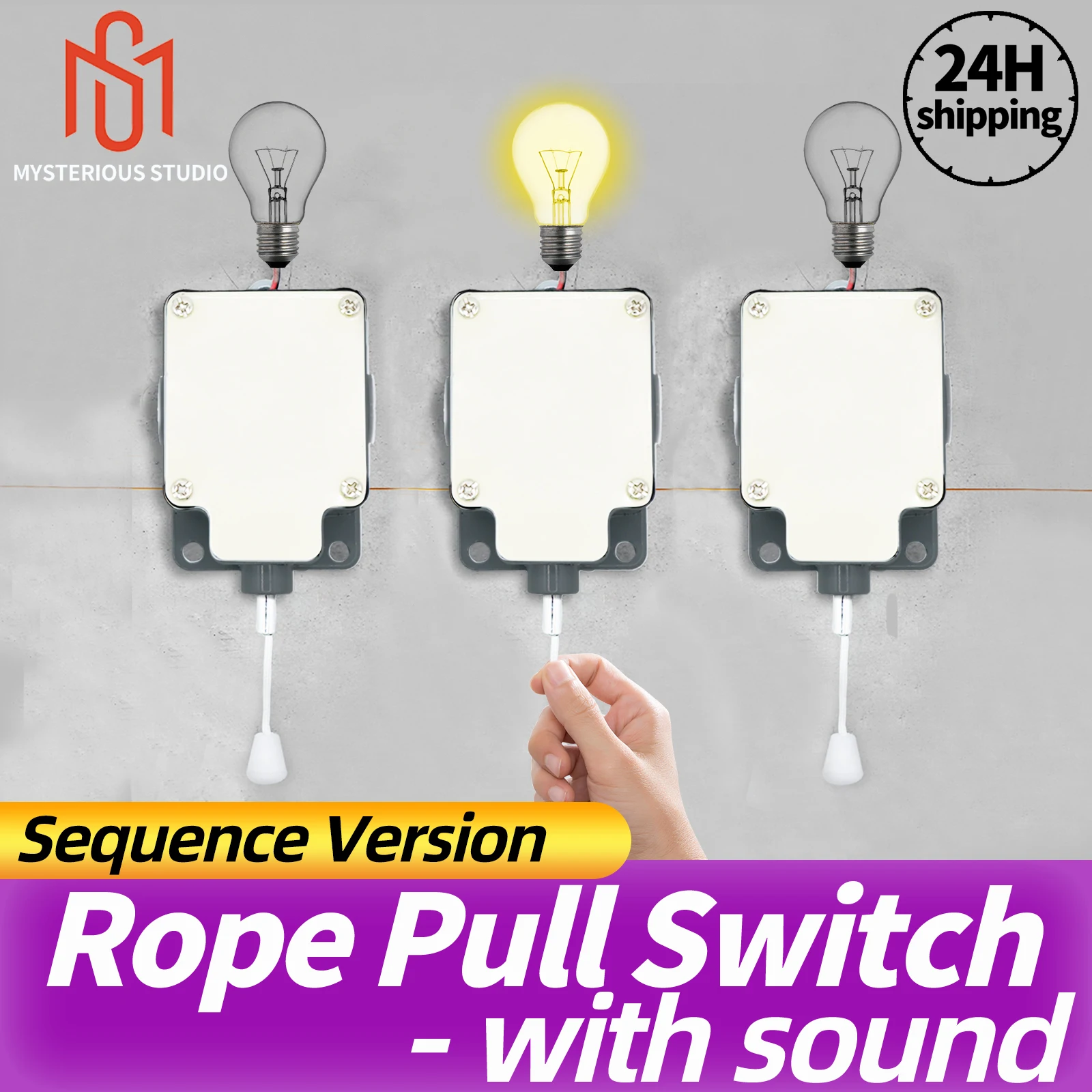 Таинственная студия, реквизит для побега, веревка, переключатель, тянущая веревка в правильной последовательности, чтобы разблокировать игровую головоломку
Таинственная студия, реквизит для побега, веревка, переключатель, тянущая веревка в правильной последовательности, чтобы разблокировать игровую головоломку