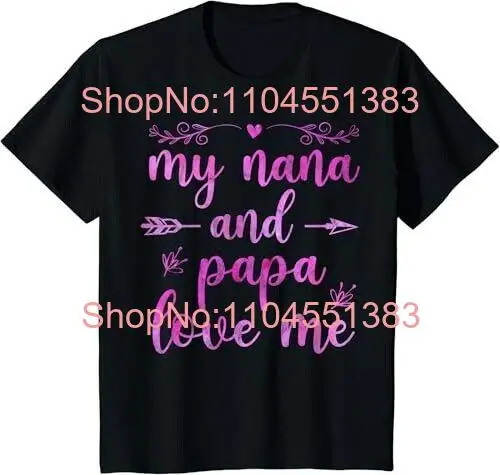 Детские подарки на день рождения My Nana and Papa Love Me для дедушек, подарочная футболка унисекс
Детские подарки на день рождения My Nana and Papa Love Me для дедушек, подарочная футболка унисекс