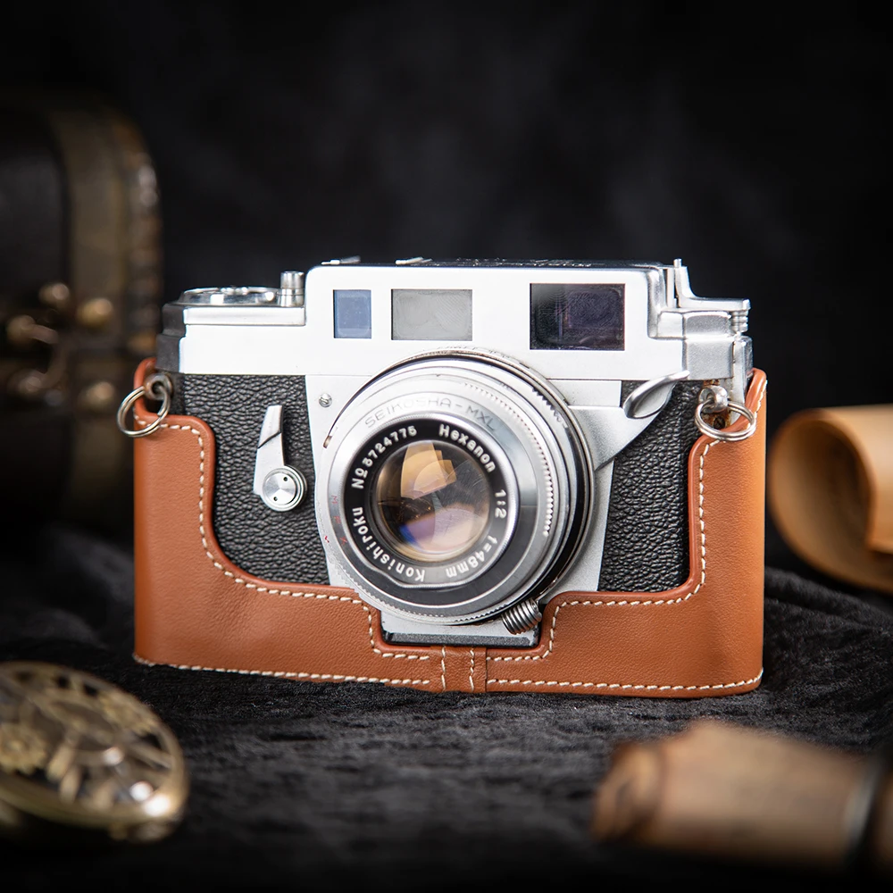 Protective Case IIIA Cover Bag For Konica IIIA Case Leather Camera Bag Genuine Leather Camera Half Case Photography Accessories
Protective Case IIIA Cover Bag For Konica IIIA Case Leather Camera Bag Genuine Leather Camera Half Case Photography Accessories