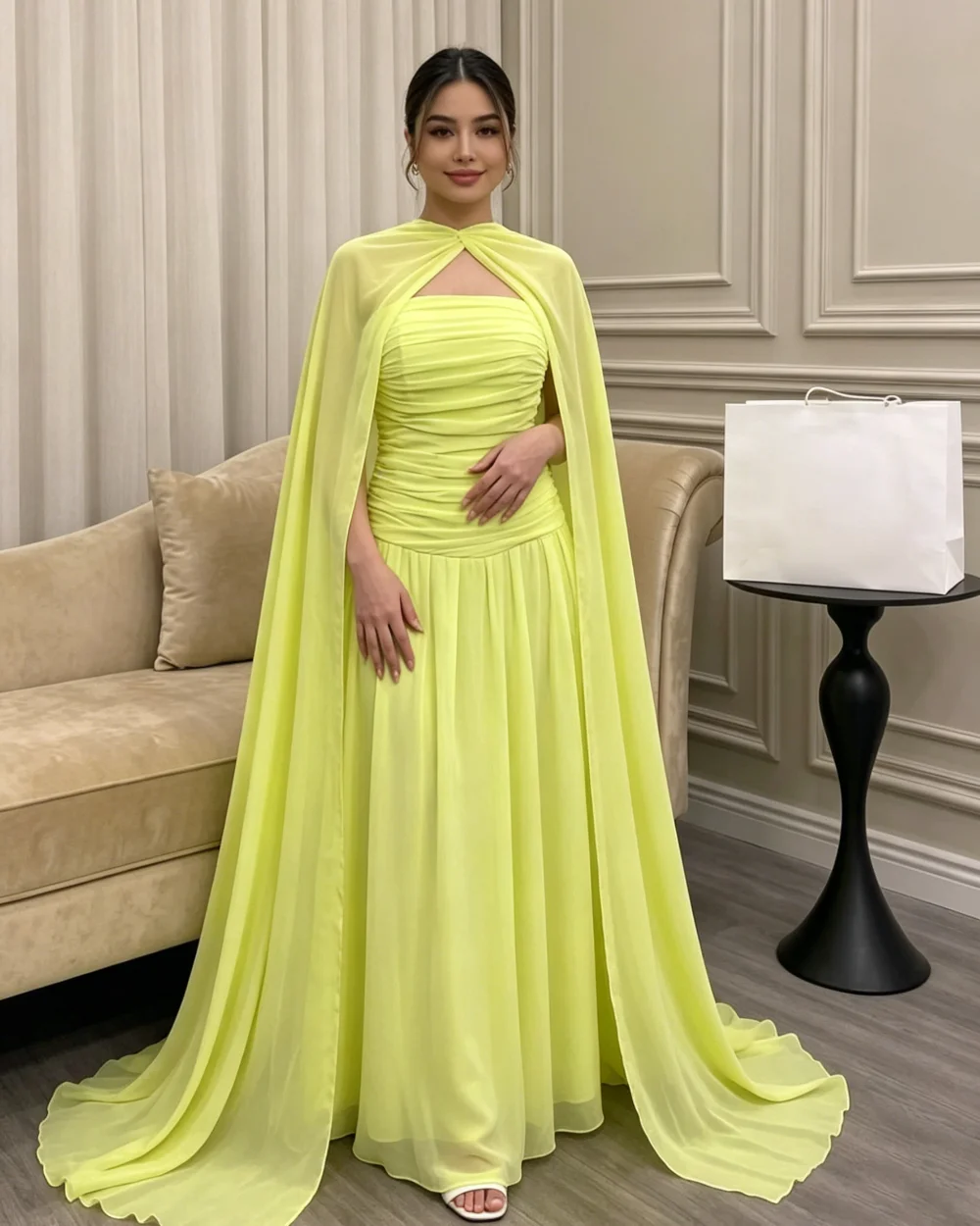 Customized Matching Fashion Chiffon Pleat Ruched A-line Strapless Shawl Long Dresses Evening Dresses Sizes Available
Customized Matching Fashion Chiffon Pleat Ruched A-line Strapless Shawl Long Dresses Evening Dresses Sizes Available