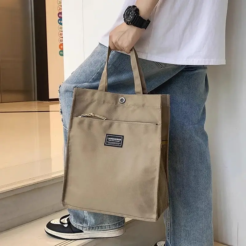 Men's Casual Large Capacity Handbag School Tutoring Book Bag Leather Briefcase Single Shoulder Bag for Business Use
Men's Casual Large Capacity Handbag School Tutoring Book Bag Leather Briefcase Single Shoulder Bag for Business Use