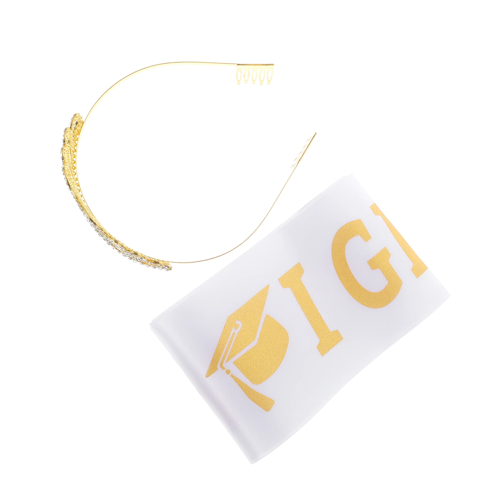 Graduation Crown Set Alloy Material Lightweight Durable Girls Graduation Party Costume Accessory Accessory Hair Decor
Graduation Crown Set Alloy Material Lightweight Durable Girls Graduation Party Costume Accessory Accessory Hair Decor