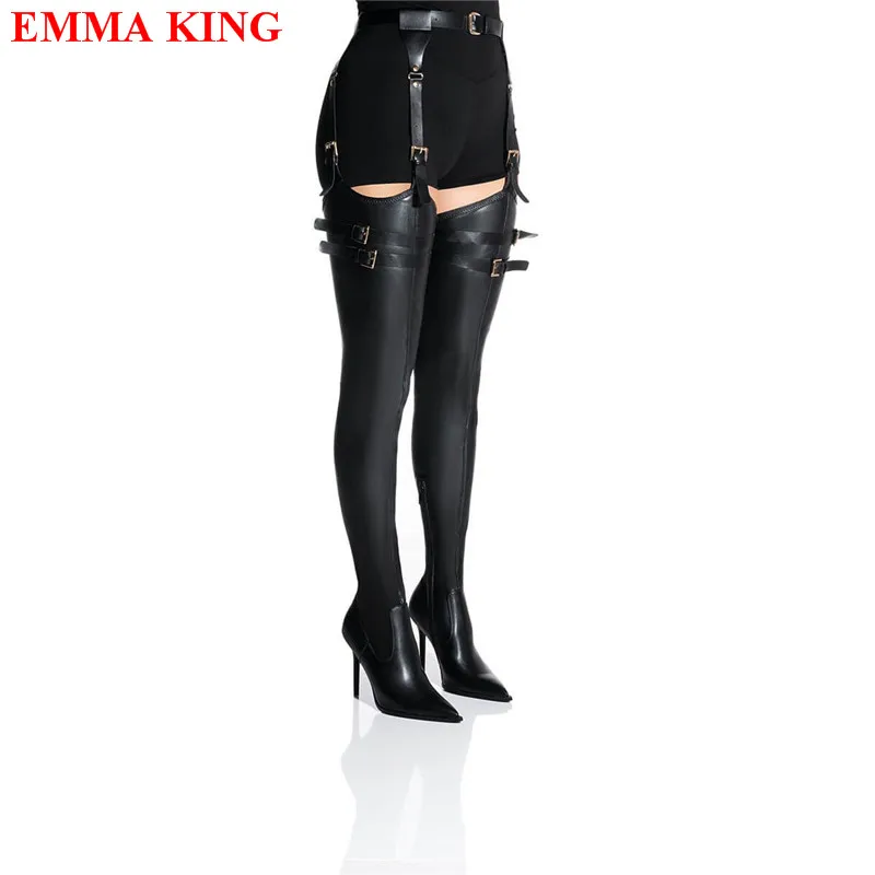 Women Buckle Belted Thigh High Boots 2023 Autumn Winter Pointed Toe Toe Overknee Boots Pants Boots Ladies Casual Shoes Plus Size
Women Buckle Belted Thigh High Boots 2023 Autumn Winter Pointed Toe Toe Overknee Boots Pants Boots Ladies Casual Shoes Plus Size
