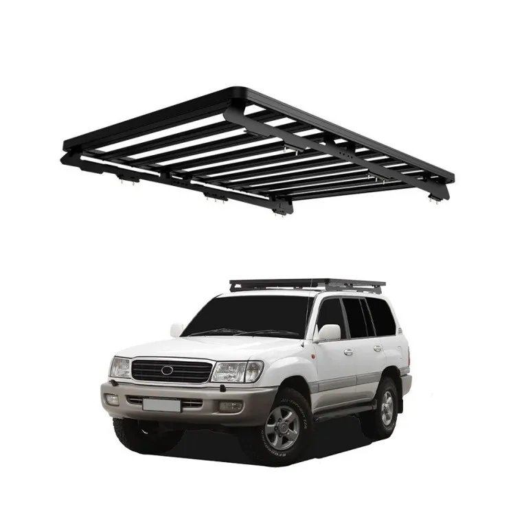 Для Land Cruiser 100/Lexus LX470 комплект багажника на крышу из алюминия и стали 4x4 внедорожные/внешние аксессуары багажник
Для Land Cruiser 100/Lexus LX470 комплект багажника на крышу из алюминия и стали 4x4 внедорожные/внешние аксессуары багажник