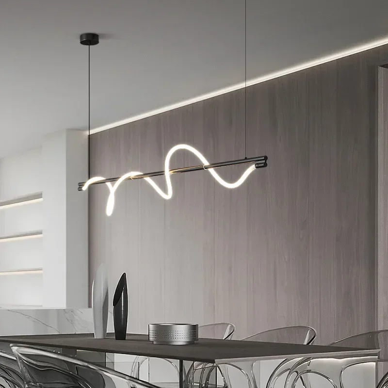 SANDYHA Modern Linear Design Chandelier Silicone Rubbe LED Pendant Lamp for Living Dining Room Kitchen Island Home Decor Lights
SANDYHA Modern Linear Design Chandelier Silicone Rubbe LED Pendant Lamp for Living Dining Room Kitchen Island Home Decor Lights