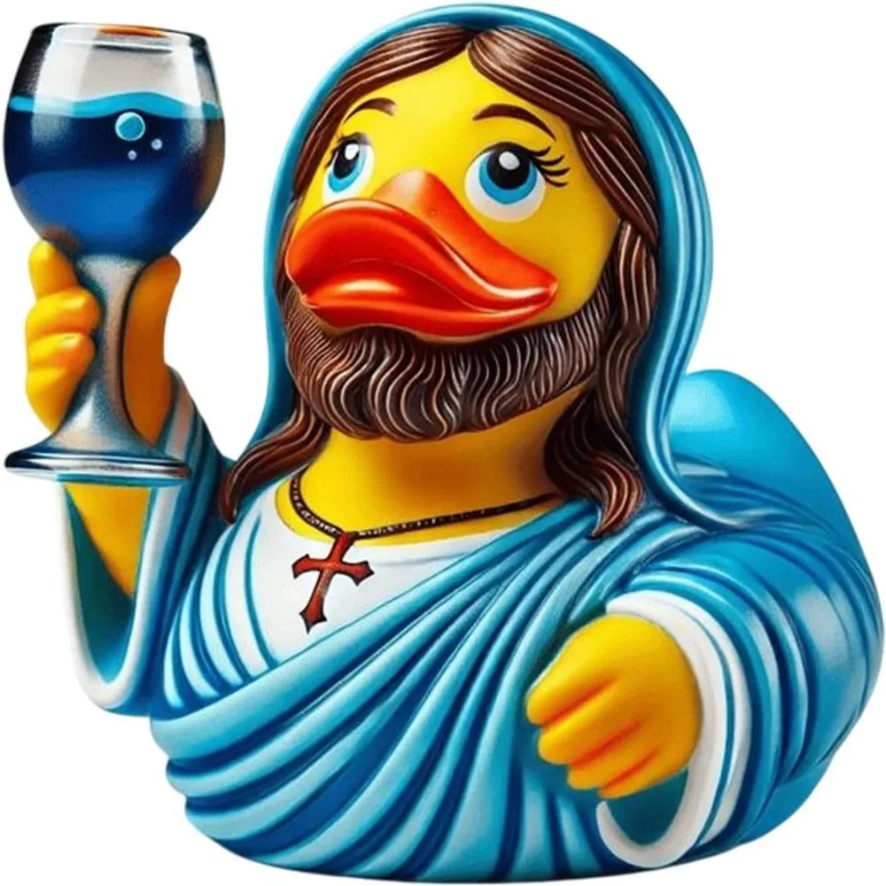 Maria Duck Jesus Duck Figurines Resin Realistic Animals Duck Resin Ornament Manhole Cover Cartoon Animal Statue Ornament
Maria Duck Jesus Duck Figurines Resin Realistic Animals Duck Resin Ornament Manhole Cover Cartoon Animal Statue Ornament