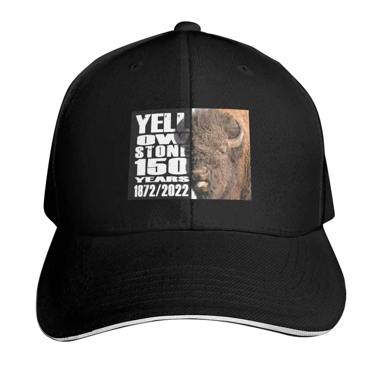 Bison 150 Year of Yellowstone - Yellowstone 150 years old Baseball Cap Winter hat hats for men Golf Men Caps Women's
Bison 150 Year of Yellowstone - Yellowstone 150 years old Baseball Cap Winter hat hats for men Golf Men Caps Women's