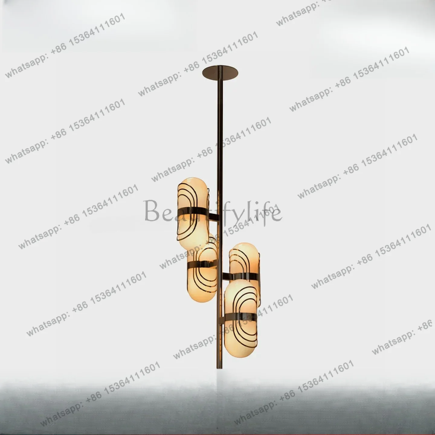 Italian living room bedroom light luxury modern simple staircase glass luminous decoration
Italian living room bedroom light luxury modern simple staircase glass luminous decoration