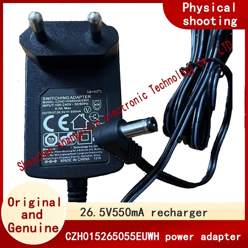 Original CZH015265055EUWH wireless charging vacuum cleaner power 26.5V550mA charger
Original CZH015265055EUWH wireless charging vacuum cleaner power 26.5V550mA charger