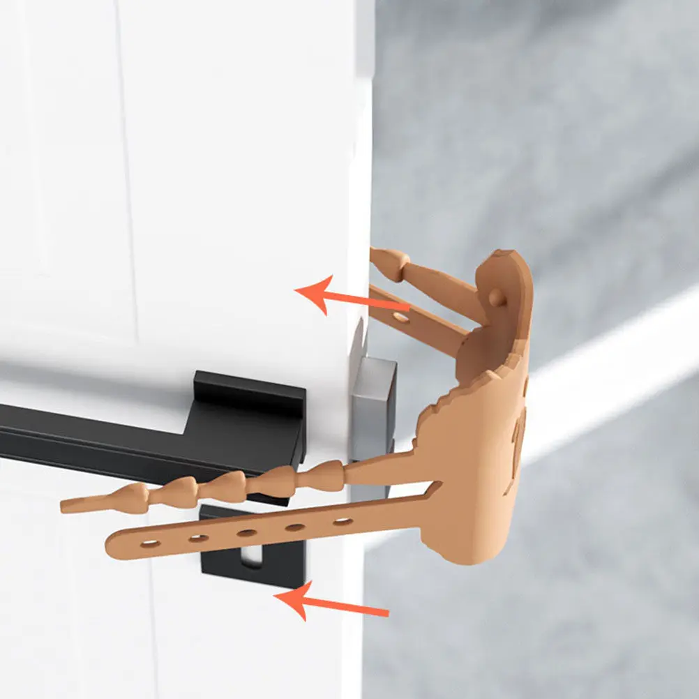 2pcs Silent Lock Case Coffee Color Door Latch Covers Anti Fall Pinch Guard Slam Silica Gel Nursery Room Door Slam
2pcs Silent Lock Case Coffee Color Door Latch Covers Anti Fall Pinch Guard Slam Silica Gel Nursery Room Door Slam
