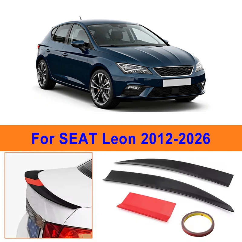 For SEAT Leon 2012-2026 3-Section ABS Rear Trunk Spoiler 115-125cm Adjustable Sports Decor Top Wing Car Exterior Parts
For SEAT Leon 2012-2026 3-Section ABS Rear Trunk Spoiler 115-125cm Adjustable Sports Decor Top Wing Car Exterior Parts