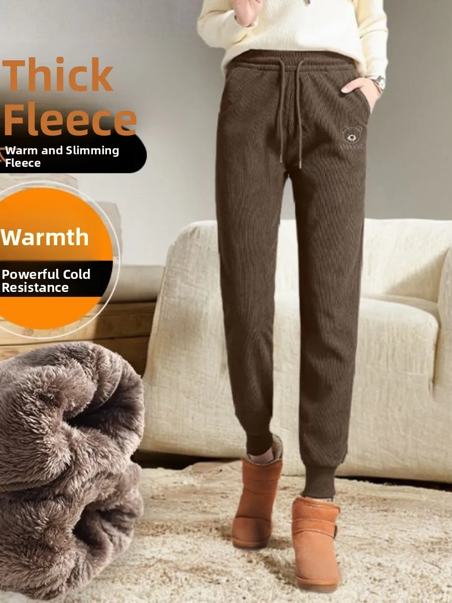 Women's High-Waist Fleece-Lined Sports Pants Thickened Casual Sweatpants Winter Outdoor Wear Cotton Hand Eco-friendly Health ...
Women's High-Waist Fleece-Lined Sports Pants Thickened Casual Sweatpants Winter Outdoor Wear Cotton Hand Eco-friendly Health ...